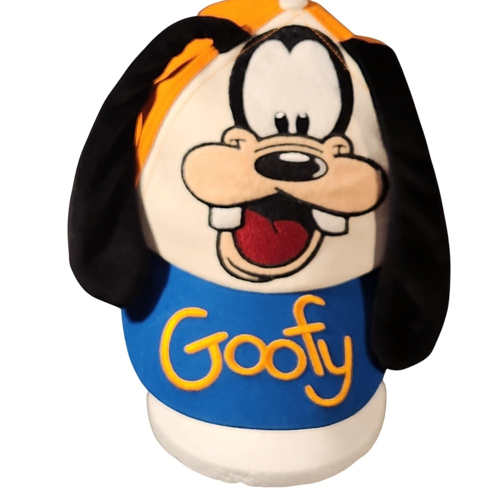 Disney Parks Goofy Hat Cap Strap Back Youth Kids Orange Blue Costume Ears